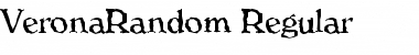VeronaRandom Regular Font