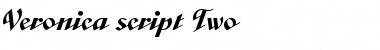 Veronica script Two Regular Font