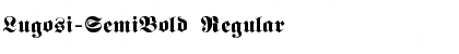 Download Lugosi-SemiBold Font