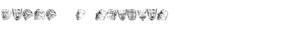 Masks 3D Regular Font