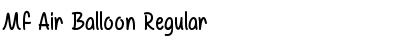 Download Mf Air Balloon Font