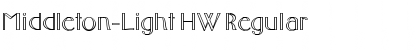 Download Middleton-Light HW Font