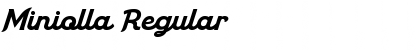 Miniolla Regular Font