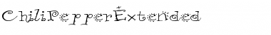 ChiliPepperExtended Regular Font