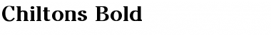 Download Chiltons Bold Font