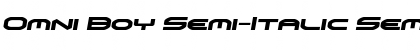 Download Omni Boy Semi-Italic Font