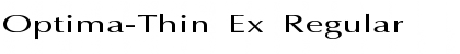 Download Optima-Thin Ex Font