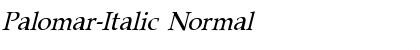 Download Palomar-Italic Font