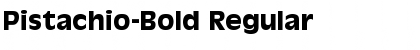 Pistachio-Bold Regular Font