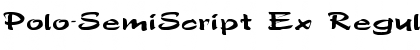 Download Polo-SemiScript Ex Font