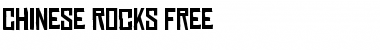 Chinese Rocks Free Regular Font