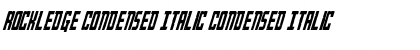 Download Rockledge Condensed Italic Font