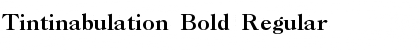 Download Tintinabulation Bold Font