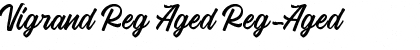 Vigrand Reg Aged Reg-Aged Font