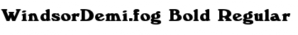 WindsorDemi.fog Bold Regular Font