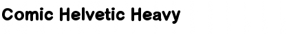 Comic Helvetic Heavy Font