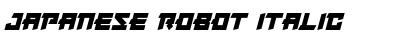 Download Japanese Robot Font