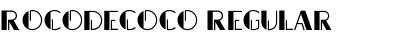 Rocodecoco Regular Font