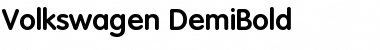 Volkswagen-DemiBold Regular Font