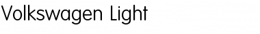 Volkswagen-Light Regular Font