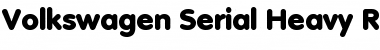 Volkswagen-Serial-Heavy Regular Font