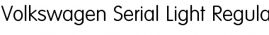 Download Volkswagen-Serial-Light Font