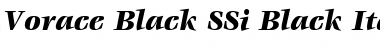 Vorace Black SSi Black Italic Font