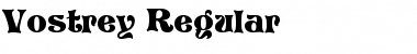 Vostrey Regular Font