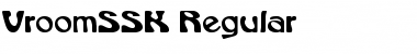 VroomSSK Regular Font