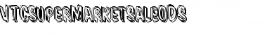 VTCSuperMarketSaleODS Regular Font