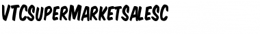 VTCSuperMarketSaleSC SmallCaps Font