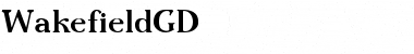 WakefieldGD Regular Font