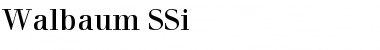 Walbaum SSi Regular Font