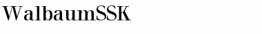 WalbaumSSK Regular Font