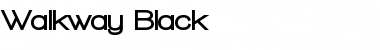 Walkway Black Regular Font