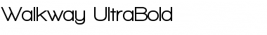 Walkway UltraBold Regular Font