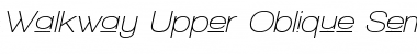 Walkway Upper Oblique SemiBold Regular Font