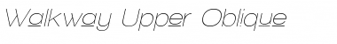 Walkway Upper Oblique Regular Font