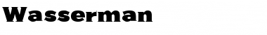 Wasserman Regular Font