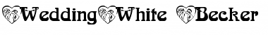 WeddingWhite Becker Normal Font