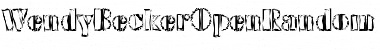 Download WendyBeckerOpenRandom Font