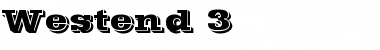 Westend 3 Regular Font