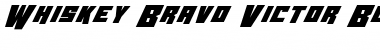 Download Whiskey Bravo Victor Bold Font