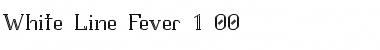 White Line Fever 1.00 Regular Font