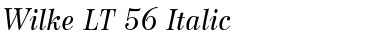 Wilke LT Roman Italic Font