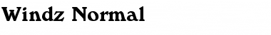 Windz Normal Font