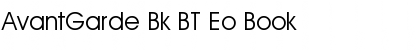 Download AvantGarde Bk BT Eo Font