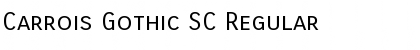 Download Carrois Gothic SC Font