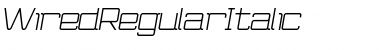 Wired Regular Font