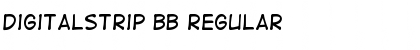DigitalStrip BB Regular Font